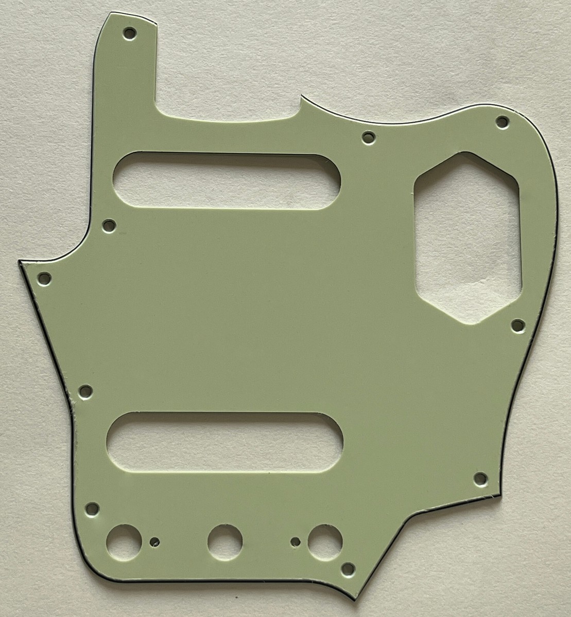 Pickguard per chitarra vintage Jaguar bianca 3 strati si adatta a