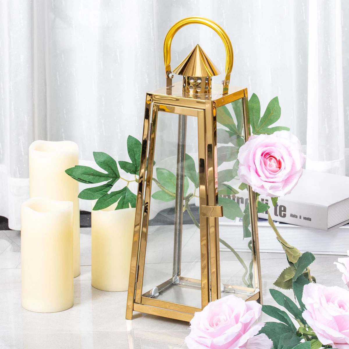 Metal candle cheap holders centerpieces