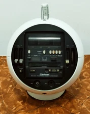 Rare white Weltron Model 2004 Space Age Mod Retro Stereo Radio - for parts