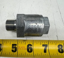 1/2" Sealco 10200 Single One-Way Check Valve Male x Female NPT Port Connections