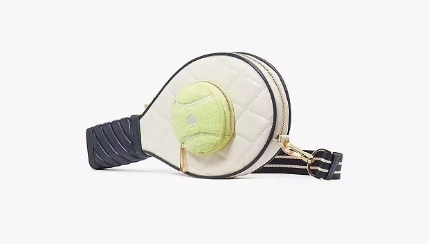 Kate Spade Grand Slam 3D Tennis Racquet Crossbody Bag KF517