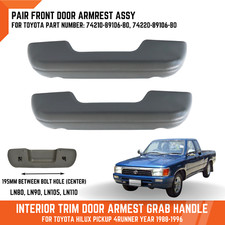 2x Interior Grey Trim Door Armrest Grab Handle For Toyota 4Runner LN80 RN85