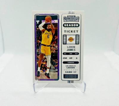 LeBron James - 2022-23 Panini Contenders Season Ticket #36 - Los Angeles Lakers
