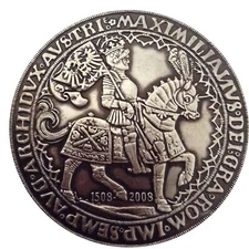 2008 Austrian Silver 500th Anniversary Commemorative Medal 3.9 Troy Oz. Silver