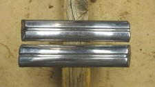 1942 Plymouth Cowl Stainless Trim Moldings Original Pair
