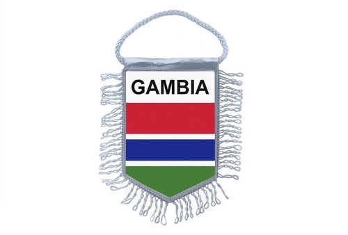 Wimpel Mini Flagge Land Auto Decoration Gambia
