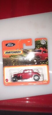 Matchbox 2021 basic series short card 1932 32 ford coupe red # 8 / 100