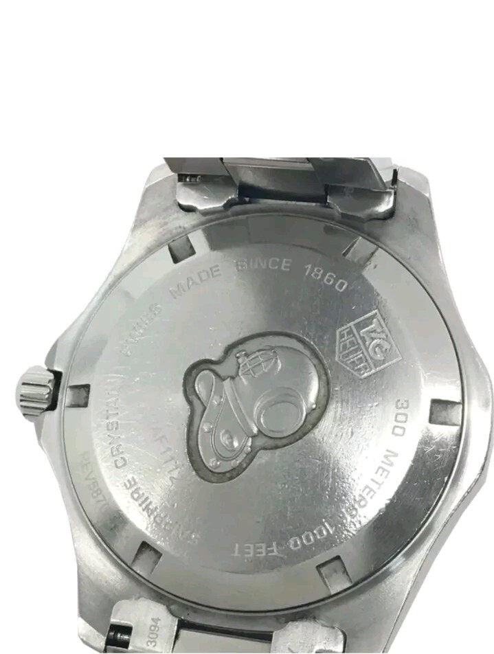 TAG HEUER Aquaracer WAF1112 Date Silver Dial Quartz Men's