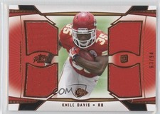 2013 Topps Prime Quad Relics Copper 63/94 Knile Davis #QR-KD 0w8