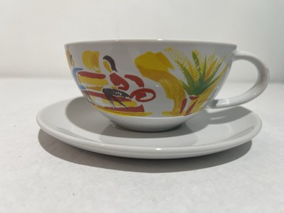 Nescafé Cafe Culture Tasse und Untertasse Cappuccino Kaffee exklusiv für