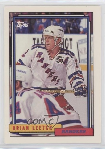 1992-93 Topps Brian Leetch #293 HOF
