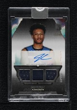 2023-24 Topps Three Triple Relic Auto 13/49 Jaylen Clark #TRA-JC Auto 16wc
