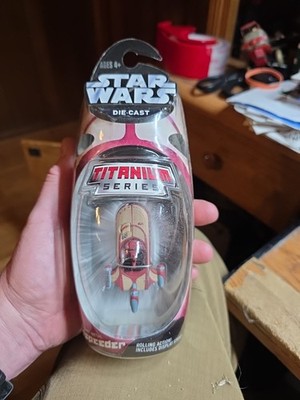 Star Wars Landspeeder Titanium Series Diecast Micro Machines Vehicle
