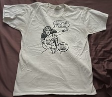 Vintage 80  s 90  s Wonder Woman Shirt Size Large SINGLE STITCH RARE DC Universe