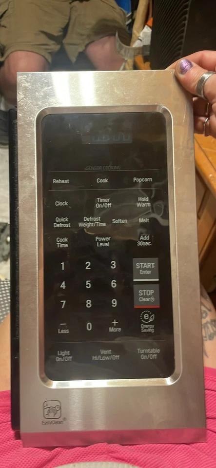 Placa de control de funcionamiento para un microondas LG Over-the-Range EBR841244 Foto 3 de 4