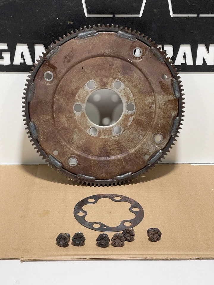 4.0 Jeep TJ Wrangler 03-04 Automatic Drive Flex & Backing Plate Flexplate 42RLE - Image 2 of 4