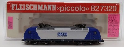 Fleischmann 827320 N Scale RAG Bahn-Hafen Electric Locomotive w/DCC #202 LN/Box