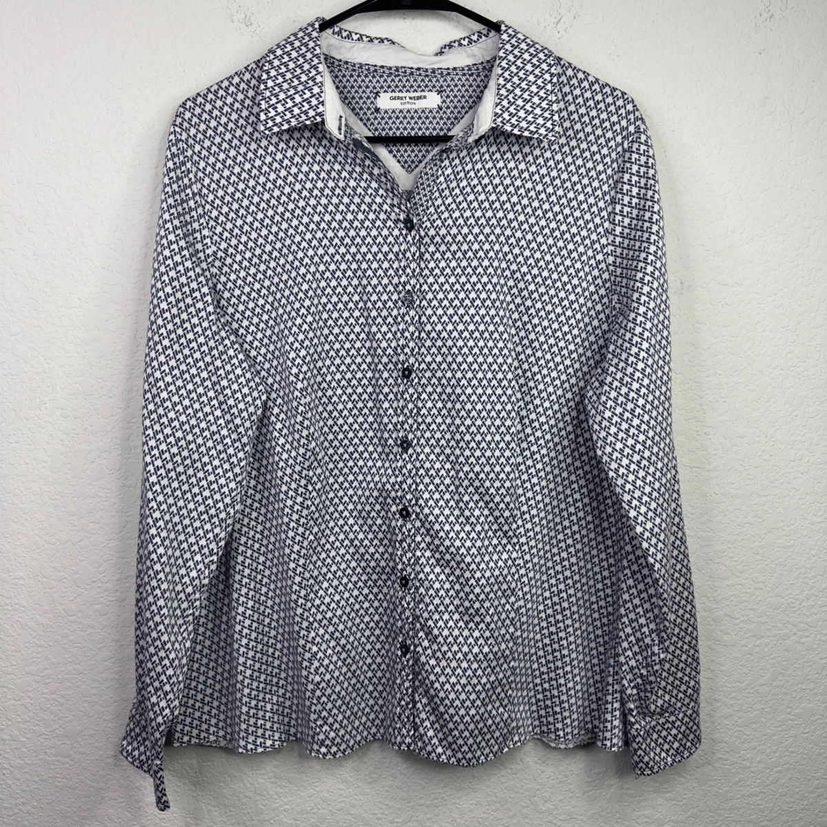 Blouse Gerry Weber Taille 38 – Motif Floral, Coupe Ballon (occasion Très Bon état)