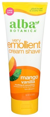 Get Smooth Shaves With Mango Vanilla - Alba Botanica 8oz Cream