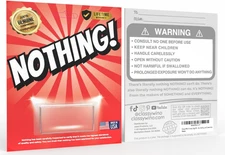 Funny Gag Gift - Nothing! – Hilarious Empty Prank Gifts for Birthdays, Christmas