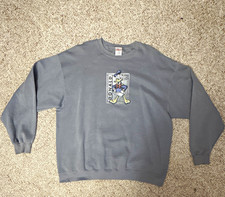 Vintage Disney Store Donald Duck 34 Sweatshirt XXL Gray 90s Crewneck used WDW