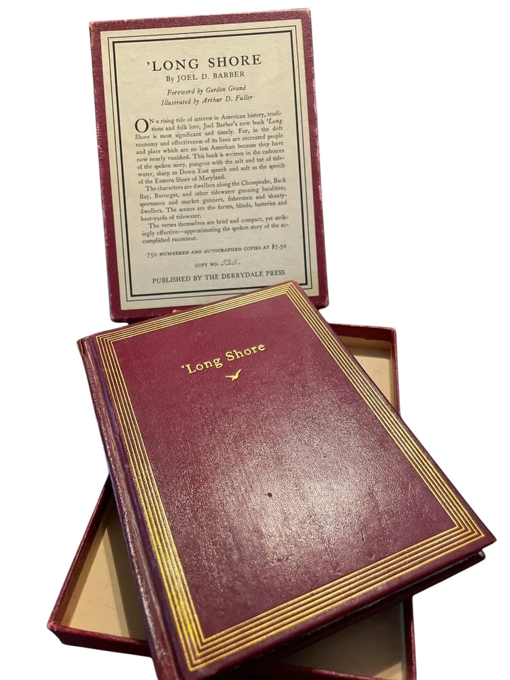 'Long Shore' By Joel D. Barber Signed Limited 533/750 Edition 1939 Display Box - Image 2 of 4