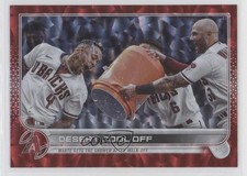 2022 Topps Update Veteran Combos Red Foil /199 Christian Walker Ketel Marte 0hk3