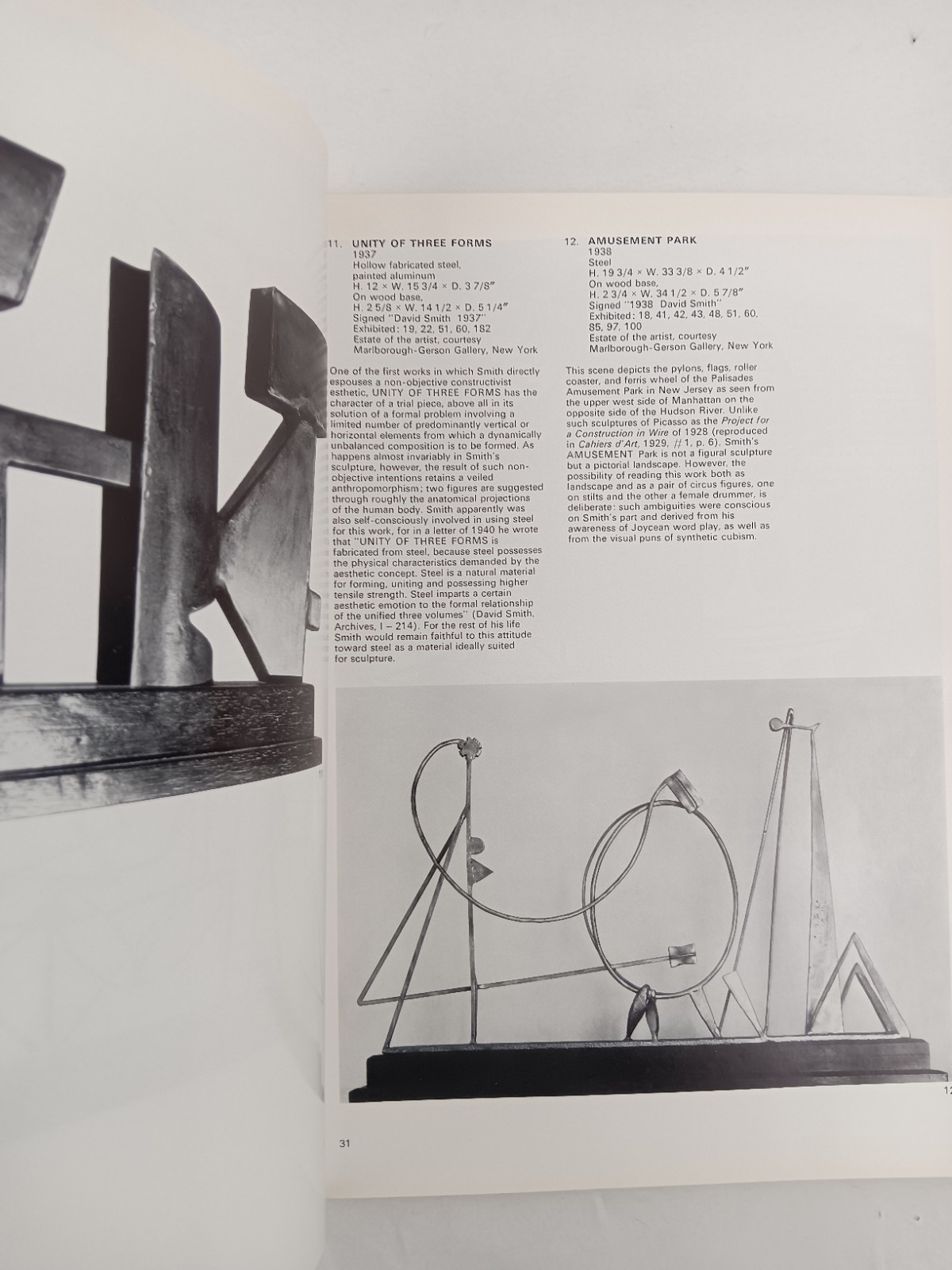 David Smith by Edward Fry 1969 Guggenheim Museum Art Show Catalogue