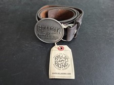 Billabong Gürtel Leder Größe S/M & L/XL Dunkel Braun Garage Belt Chocolate E6