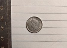 1940 Silver Threepence George VI 6th - Extremely Fine