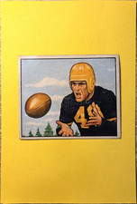 1950 Bowman Football Jerry Shipkey Pittsburgh Steelers VGEX to EX