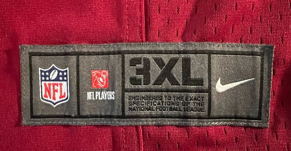 Camiseta deportiva Nike NFL Washington Redskins Alfred Morris #46 On Field - para hombre talla XXXL Foto 3 de 4