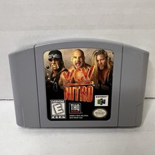 WCW Nitro Nintendo 64 Game Pack Rated E Tested & Working Great Condition