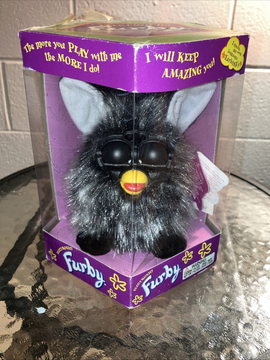 ORIGINAL 1999 FURBY MODEL 70-800 TIGER ELECTRONICS* White& GRAY