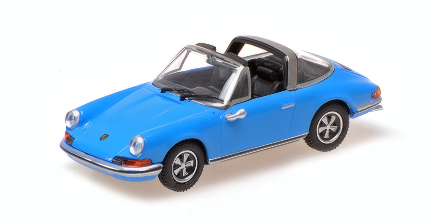 Minichamps 1:87 PORSCHE 911 TARGA BLUE 1972 - 870064562