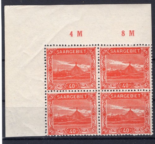 SAAR 59ER CORNER EDGE-VB ** MNH MINT NEVER HINGED (FA0113)