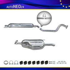 Komplette Auspuffanlage Zafira A Großraumlimousine T98 1.6 16V 1.8 16V 2.2 16V 