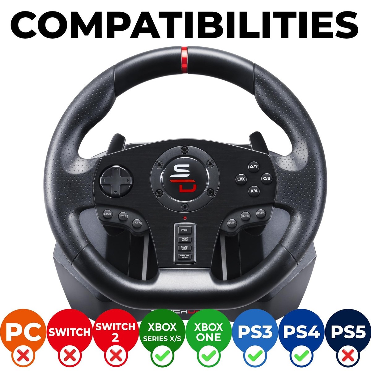 Subsonic GS850-X Paddles - Black (SA5627-NG) for sale online