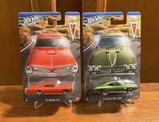 Hot Wheels Silver Series 66 Pontiac Gtochasemetal 70 Pontiac Gto Judge