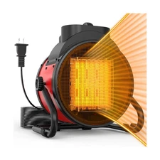 Outdoor Patio Heaters - 1500W Portable Electric Garage Heater with ... Fast Ship