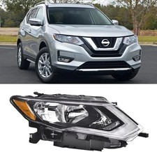 Headlights Assembly Fit for Nissan Rogue Headlamp W/LED DRL Halogen Head Light
