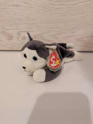 TY Beanie Baby - NANOOK the Husky (7.5 inch) - MWMTs Stuffed Animal Toy