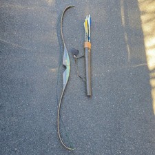 Vintage Bear Grizzly Glass Powered AMO-58" 45x Recurve Bow Quiver  Accessories