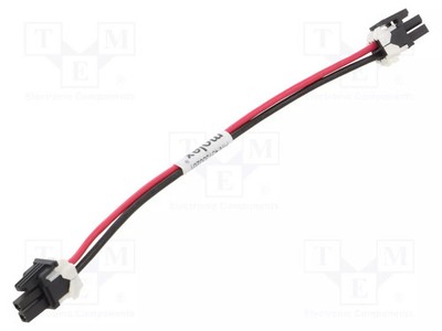 connector Minifit 2 Circuit 150MM Cable Assembly