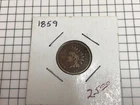 1859 Indian Head Penny - Laurel Wreath - Very Good/VG Condition (Problem-Free)