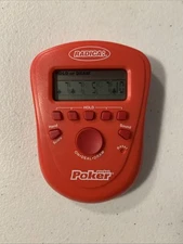 Radica Pocket Poker Draw & Deuces Poker Electronic Handheld Game 2006 Tested