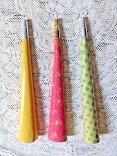 1940s party horns noisemakers set of 3 paper vintage honker New Years Eve
