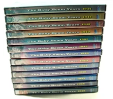 New The Baby Boom Years 1947-1959 DVD Lot