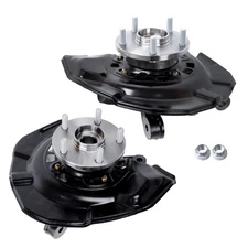 Pair of Steering Knuckle and Wheel Hub Bearing Front Side For Lexus ES350 07-12