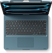 Swivel Keyboard Case for Ipad Air/Pro 13" 12.9" 3Rd-6Th Gen Blue